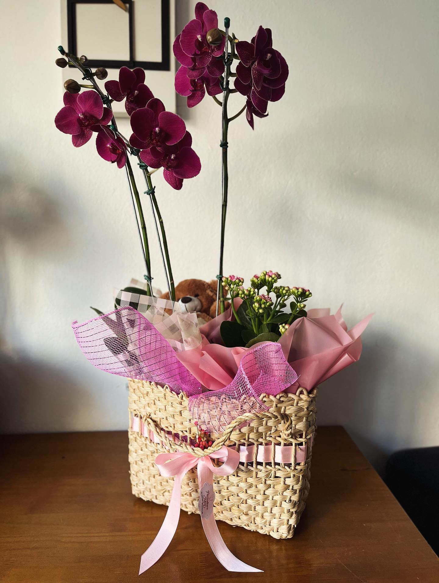Orquídea da Floricultura MD preparada para presente